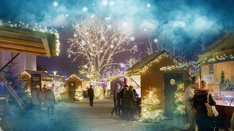 Kosta Julmarknad invigs lördagen den 13 november av Måns Zelmerlöv