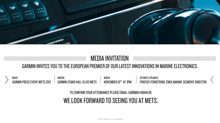 Garmin METS Press Invite 2021