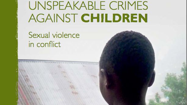 Sexuellt våld i krig riktas oftast mot barn