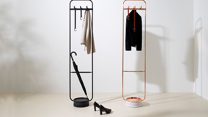 “It’s actually a very exclusive hanger that becomes almost like a sculpture in the room — adding another value but also fulfilling a clear function in a workplace,” says Anders Englund, Design Manager at Offecct