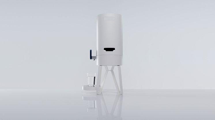 Wayout Smart Tap is a connected water dispenser and is connected to the cloud and communicates water info and consumption data.