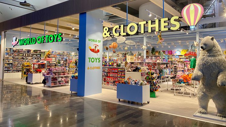 World of Toys är en av de nyöppnade butikerna på Arlanda. Foto: Swedavia.