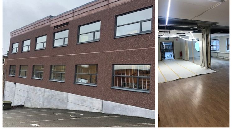 Yrkesgymnasiet öppnar på Getängsvägen i Borås i höst och just nu renoveras de 1230 kvadratmeter stora lokalerna. 