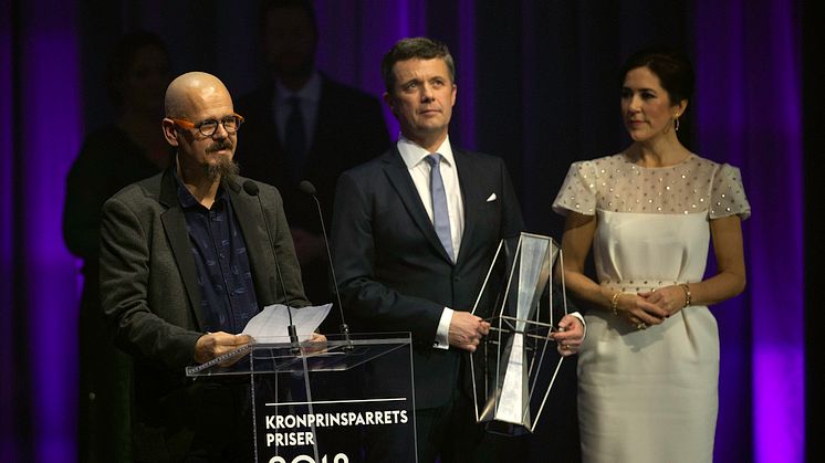 Forfatter Kim Leine modtog Kronprinsparrets Kulturpris 2018.