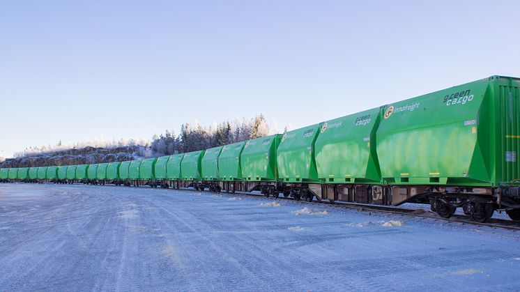 Green Cargo maximerar volymkapaciteten åt Söderenergi med nya XXXL-containrar