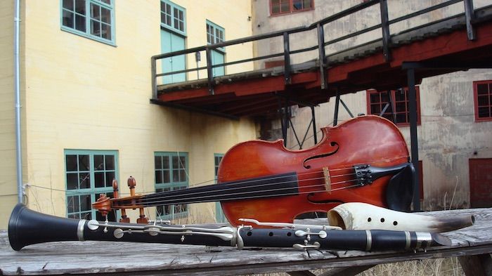 Instrument i Stripa Gruvmiljö. Foto: Kajsa Karlsson