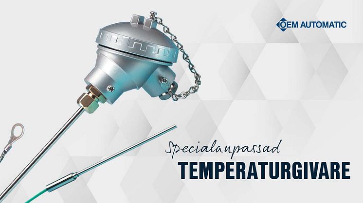 Vår tillverkare TC Direct tillverkar temperaturgivare och tillbehör.