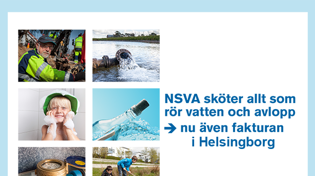 NSVA sköter VA-faktureringen i Helsingborg från årsskiftet