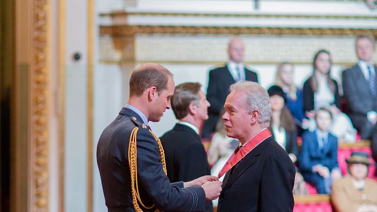 Vice-Chancellor receives CBE at Buckingham Palace