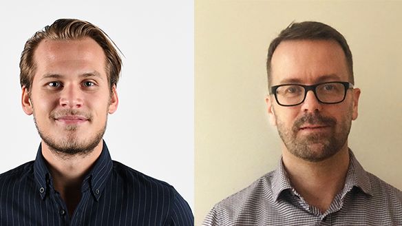 Fredrik Ottosson Grahn och Rickard Bengtsson är nya ansikten på Special-Elektronik.