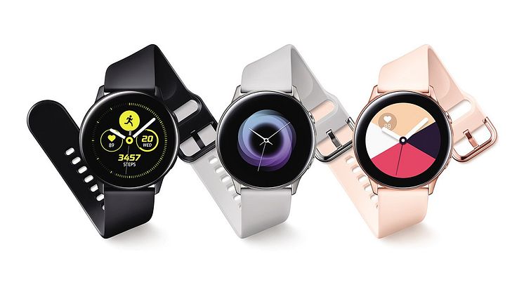 Samsung Galaxy Watch Active kommer nu i butikkerne