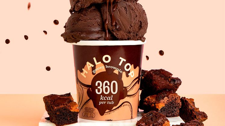 Halo Top -jäätelöt saavat uuden maun joukkoonsa: GOOEY BROWNIE on suklaan ystävien unelma