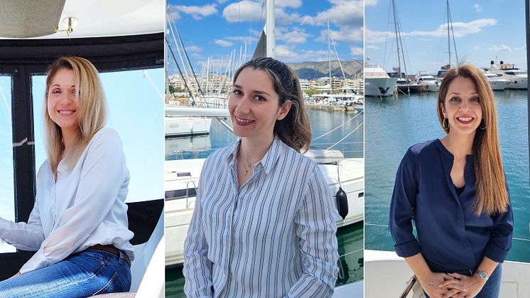 The new team from Sea-Alliance Group's company in Greece are: (from left) Katerina Siouti, Asimina Papadimitriou and Evita Kargioti