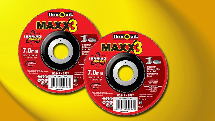 Flexovit Maxx 3 navrondeller - Produkt 1