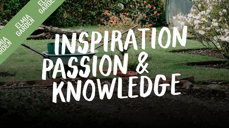 Pressinbjudan 2022: Inspiration, passion & knowledge på Elmia Garden 