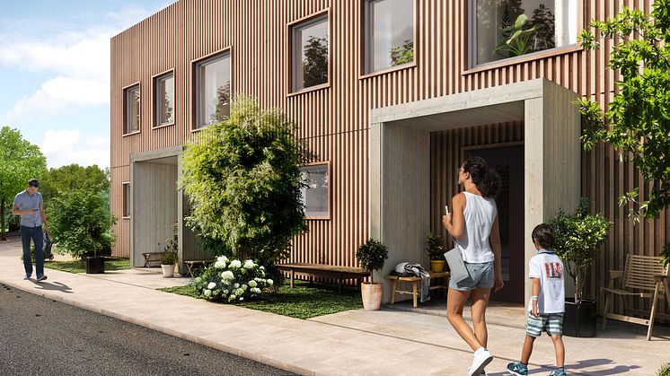 Bebyggelsen i Fyllinge kommer att bli småskalig med en blandning av olika hustyper, gårdsgator, promenadstråk, torg och parker.