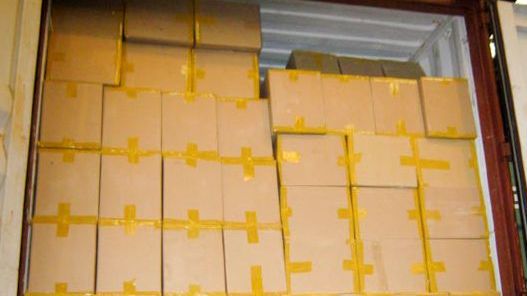 Op Indelible container load of smuggled cigarettes