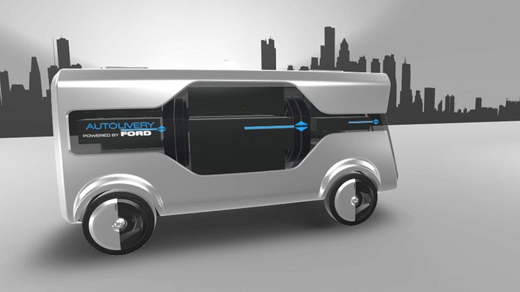 Ford: Město zítřka – Automatizované doručování zásilek