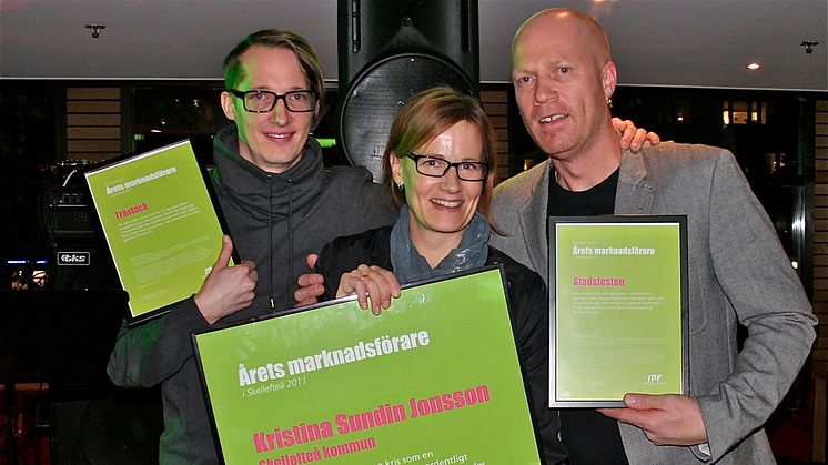 Skellefteå kommuns kriskommunikation utsågs till Årets marknadsförare i Skellefteå 2011