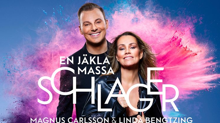 Flertalet orter och extrakonserter insatta för "En jäkla massa schlager" vårturné med Magnus Carlsson och Linda Bengtzing