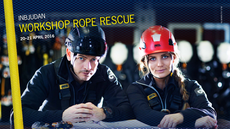 Workshop Rope Rescue 2016 - Program