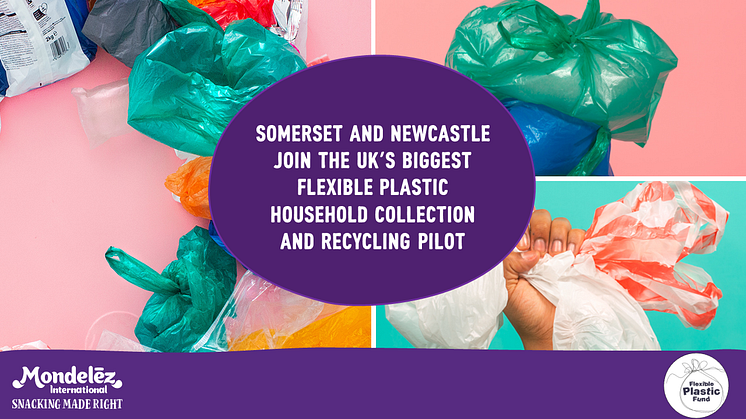 Somerset and Newcastle join the UK’s largest flexible plastic household collection and recycling pilot