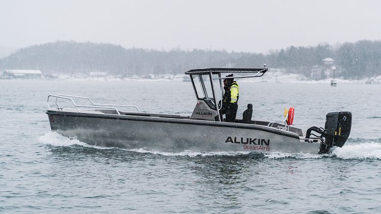 Alukin Ocean Air 8 sjötestas i Oslo 