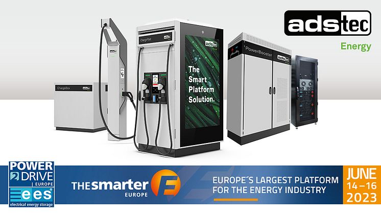 ADS-TEC Energy presents highly integrated and battery-based platform solutions at "The smarter E Europe"