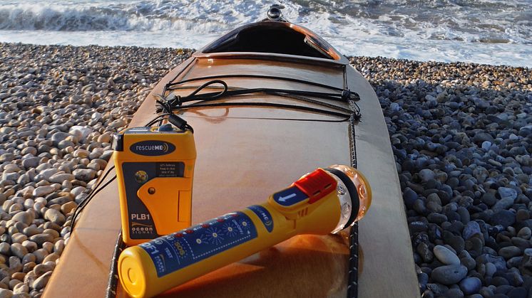 Hi-res image - Ocean Signal - Ocean Signal is sponsoring solo kayaker Roy Beal by providing him with a rescueME PLB1 Personal Locator Beacon and an electronic distress flare, the rescueME EDF1