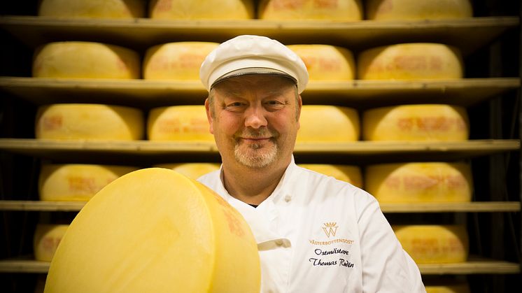 Master Cheesemaker Thomas Rudin, Photo: Erik Hillbom