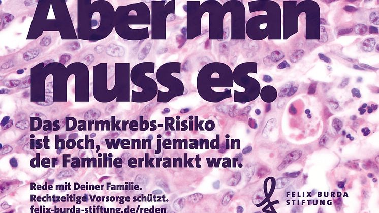  Anzeige. Werbekampagne zum Darmkrebsmonat März 2019