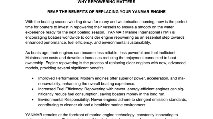 YANMAR Why Repowering Matters - Press Release .pdf