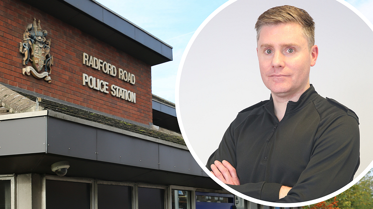 Inspector Ben Lawrence leads the neighbourhood team based at Radford Road Police Station