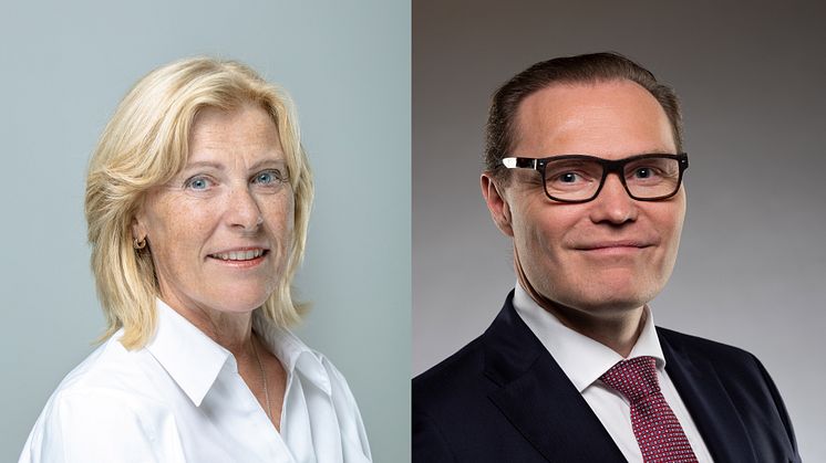 Anne Marit Panengstuen, administrerende direktør i Nortura og Jens Middborg, administrerende direktør i Capgemini Norge