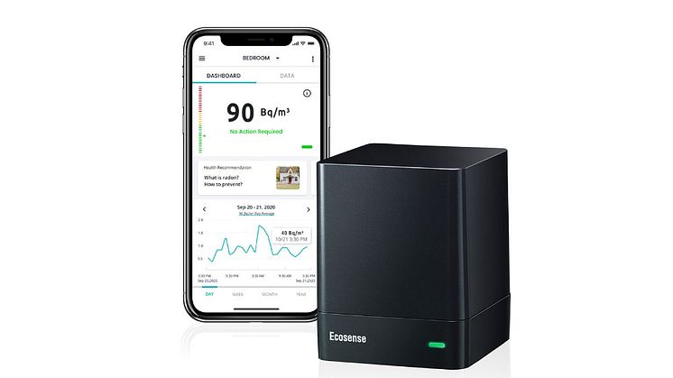 EcoQube – intelligent radonmätare som ger resultat på bara 10 minuter 