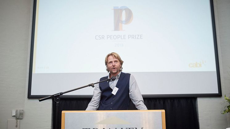 Logistikkompagniets Carsten Moberg tilbyder gratis foredrag om socialt ansvar.