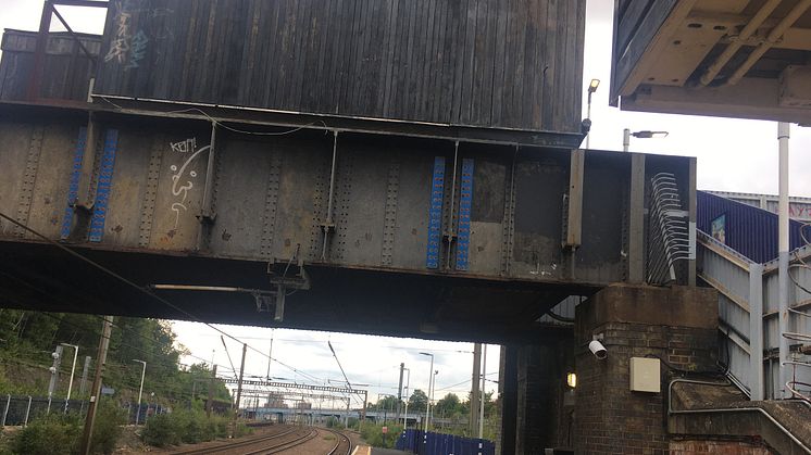 Improvements at Harringay station will include reinforcement of the footbridge