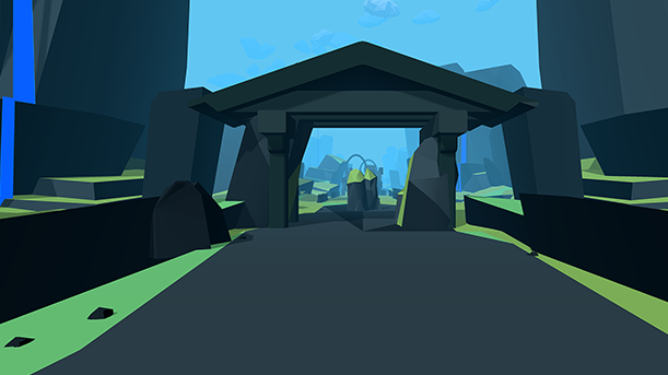 Screenshot from Lone Hero Studios latest game RIVR