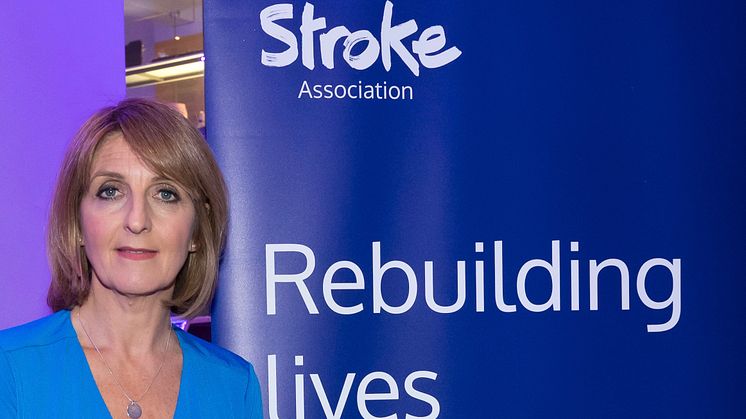ITV's Kay Adams supports the launch of the Stroke Association's Here For You telephone support service.