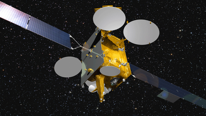 EUTELSAT 9B satellite gets to work