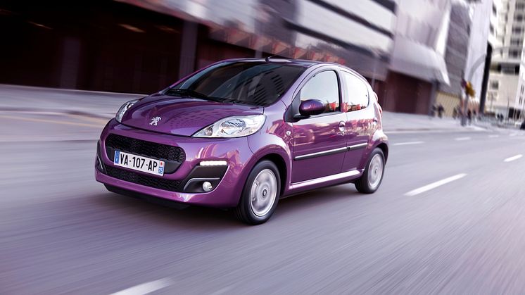 Peugeots rappe 107 er Danmarks mest solgte bil