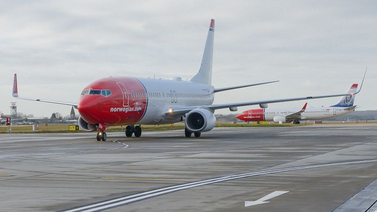 Over a million passengers travelled with Norwegian in November