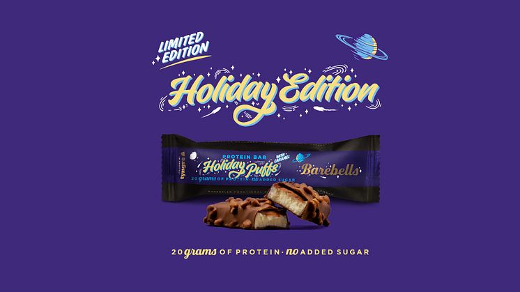 Welcome to a holiday out of this world! – Ny limiterad proteinbar från Barebells