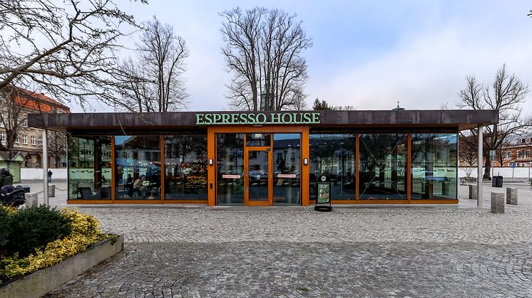 Torgpaviljongen, en byggnad som gynnar både invånare, handeln och besökare i Karlshamn. Foto: Sandra Engstedt