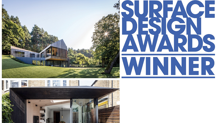 Kebony Holz gewann bei den prestigeträchtigen Surface Design Awards 2018  in zwei Kategorien: Sustainable Exterior Surface und Housing Exterior Surface 