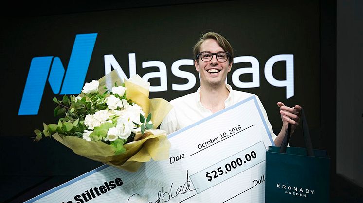 Anders Wall Award for Exceptional Entrepreneurship på 25.000 dollar till Willem Sundblad