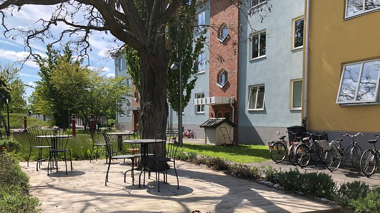 Bild av kvarteret Castor i Visby. 