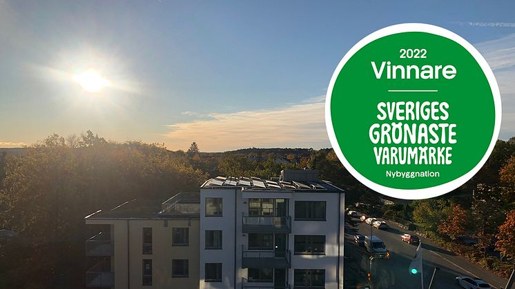 HSB vinnare av Sveriges grönaste varumärke i bostadsbranschen 