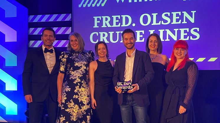 Fred. Olsen Cruise Lines wins 'Travel Website of the Year' at renowned UK Dev Awards 2024