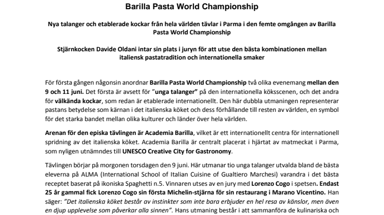 Barilla Pasta World Championship